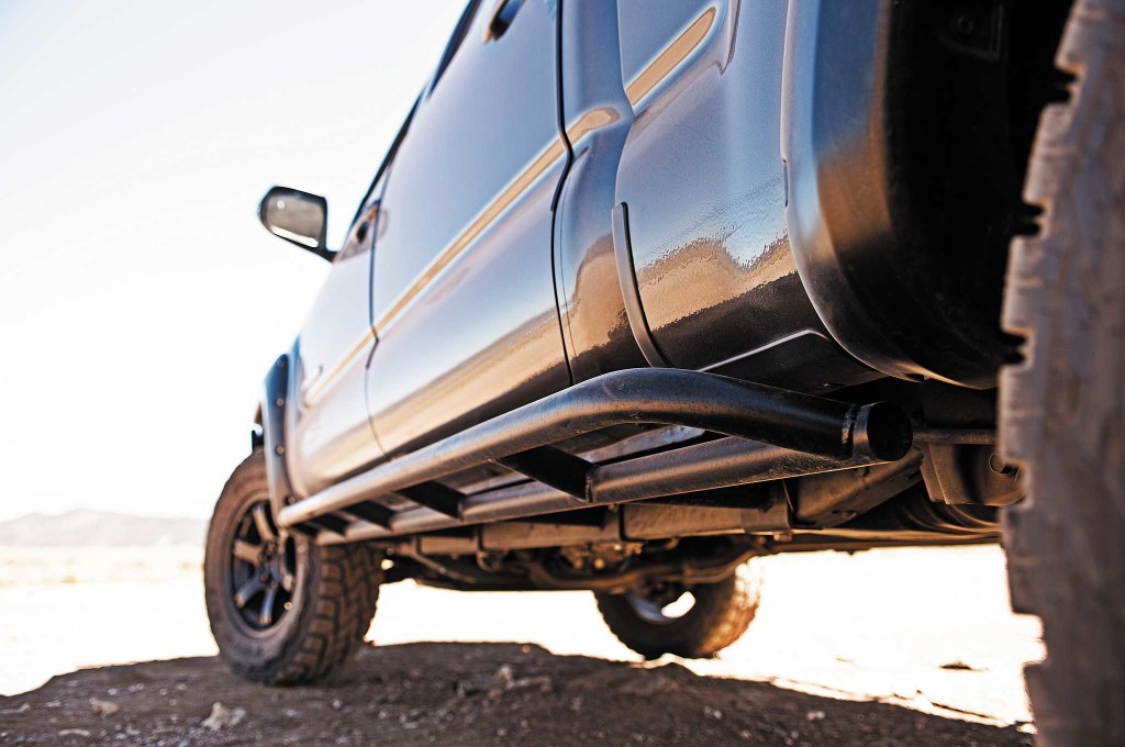 CBI Off-Road Rock Sliders help protect the doors and doorsills from impact with obstacles.