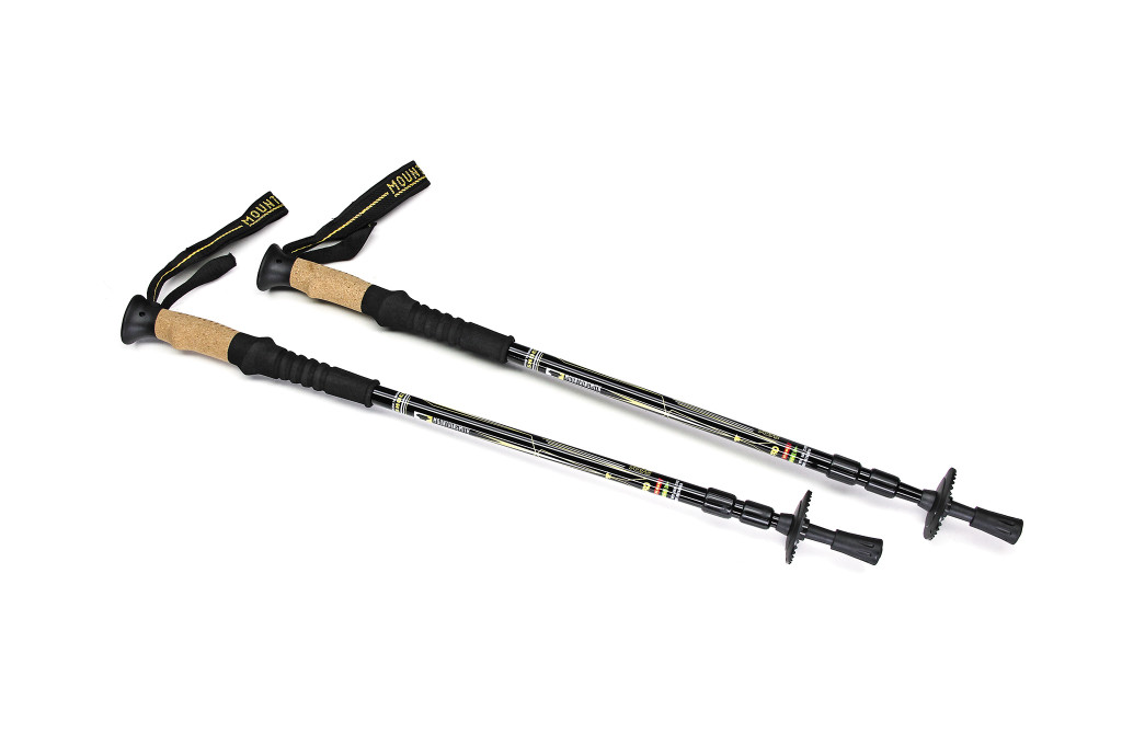 Both the Carbonlite Pro and the Rhyolite poles feature Mountainsmith's spring-loaded, anti-shock system. Conveniently, the springs can be 