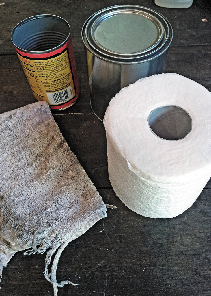 water-treatment-materials-rag-cans-and-toilet-paper