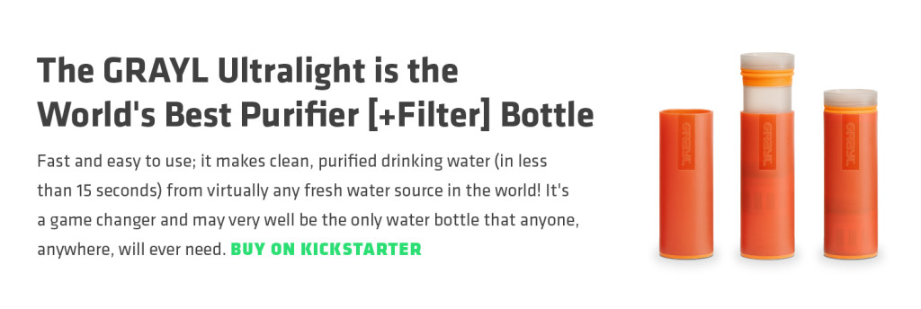 GRAYL Ultralight water bottle purifier 5