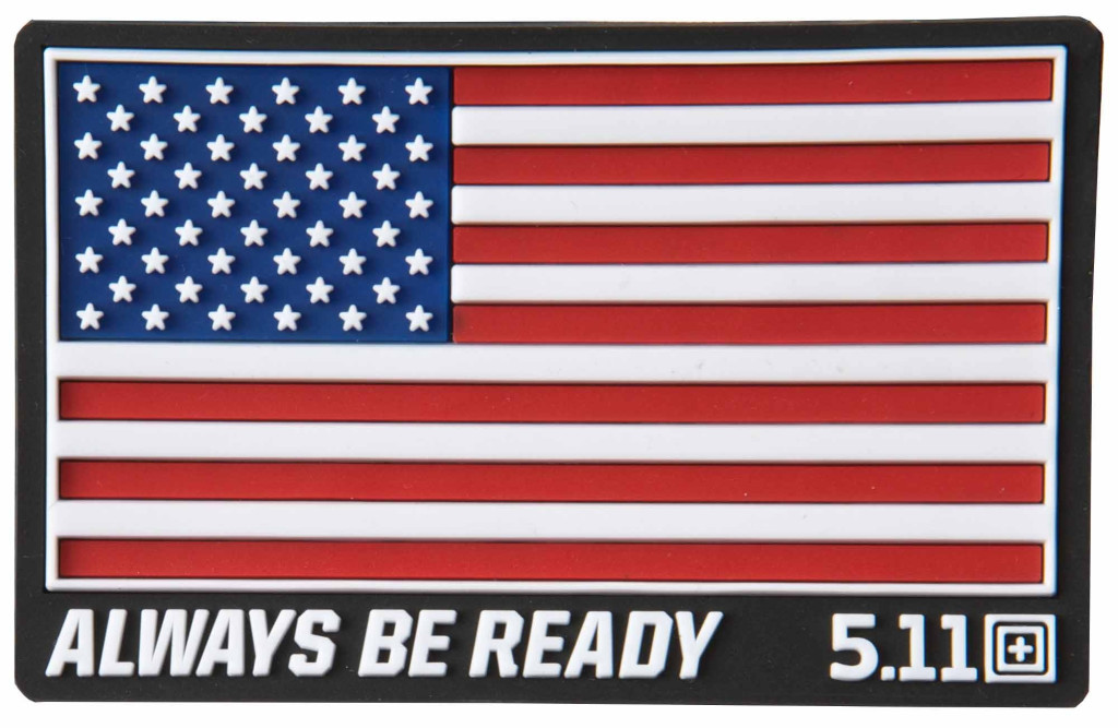 5.11 Tactical will also include a USA flag morale patch with the contest winner's backpack.