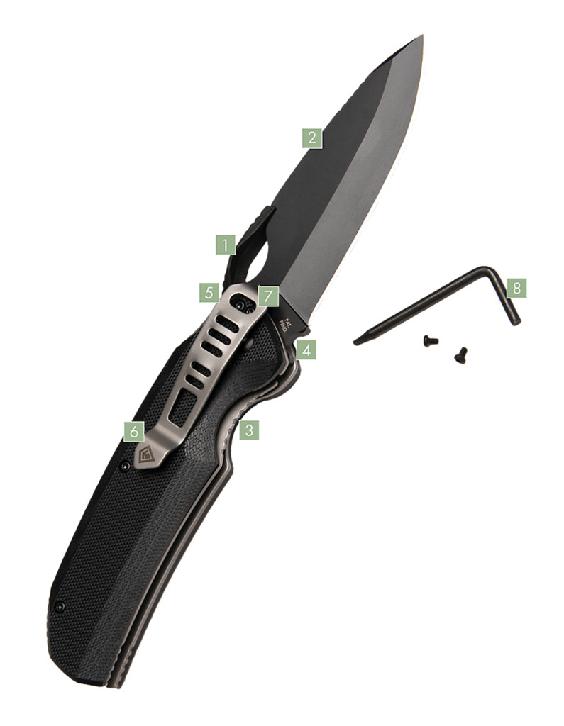 First Tactical Diamondback folding knife 4