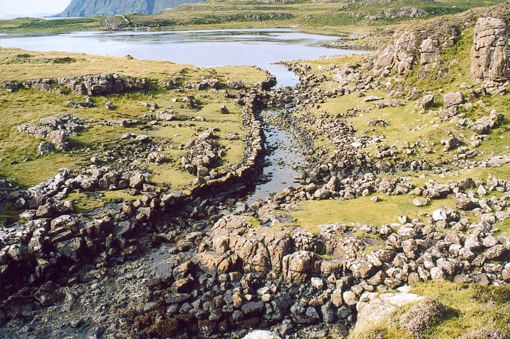 The Viking Canal at Rubha an Dùnain, on the Isle of Skye.