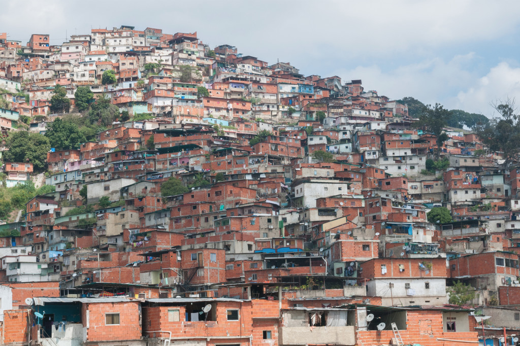 Crime is rampant in Venezuela, especially in low-income districts such as the Petare slums to the east of Caracas. Source: Wikipedia