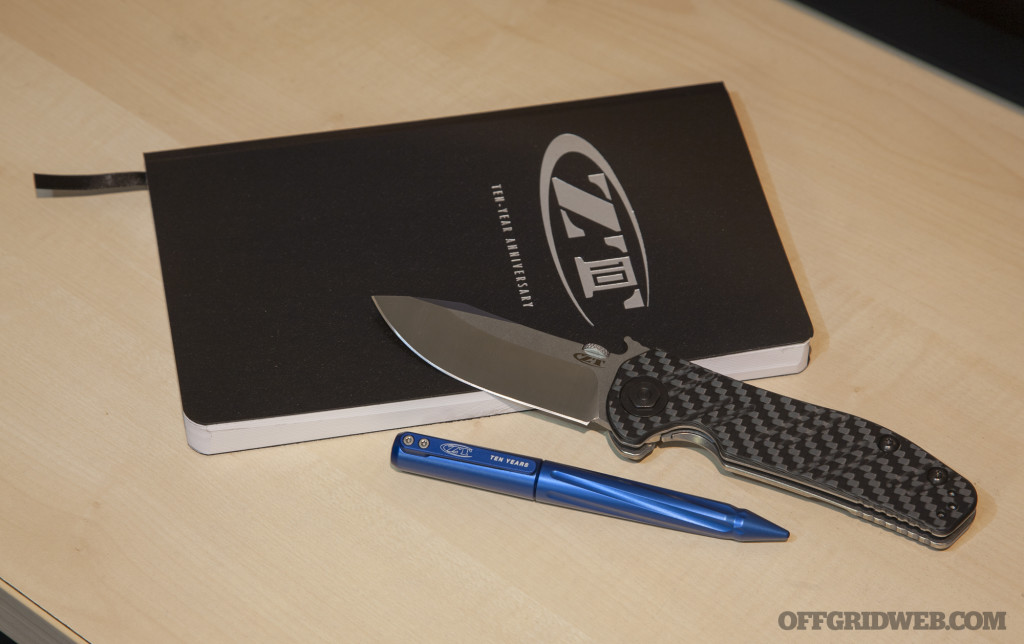 Zero Tolerance 0630CF tactical pen notebook EDC knife