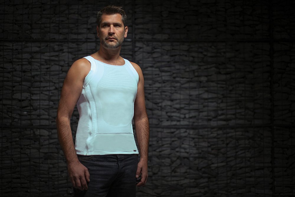The Miguel Caballero Armor T-shirt recently received a Red Dot award for Product Design.