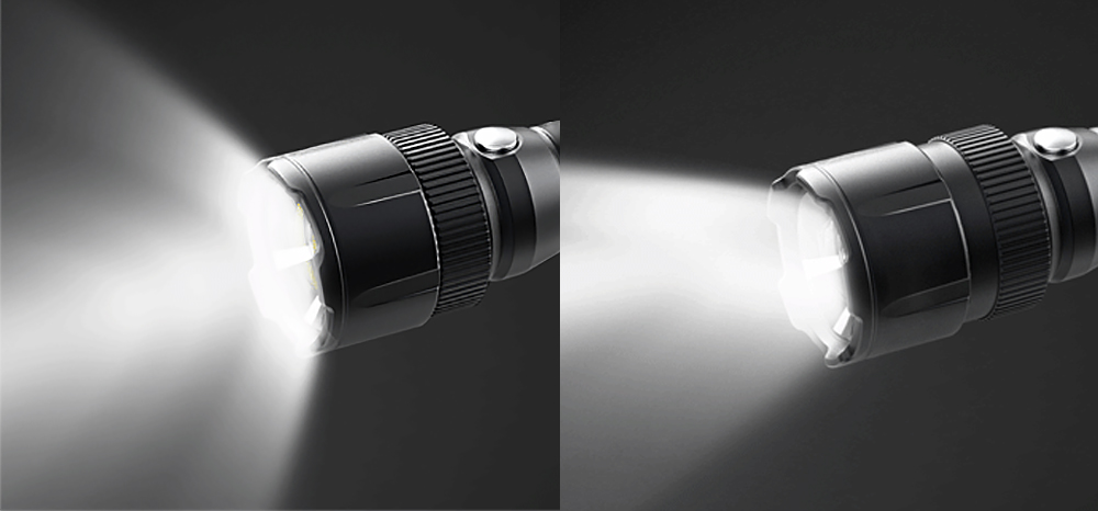 Fenix FD beam focusing flashlight light LED EDC 7