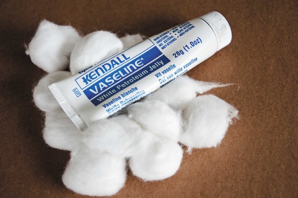 Cotton balls mixed with petroleum jelly can go a long way in getting a fire going. Prepare some in your go-bag or vehicle's fire kit.