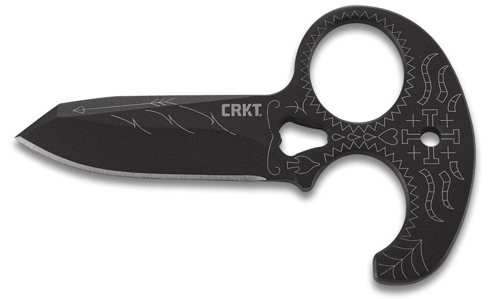 CRKT Tecpatl Forged by War push dagger neck knife 5