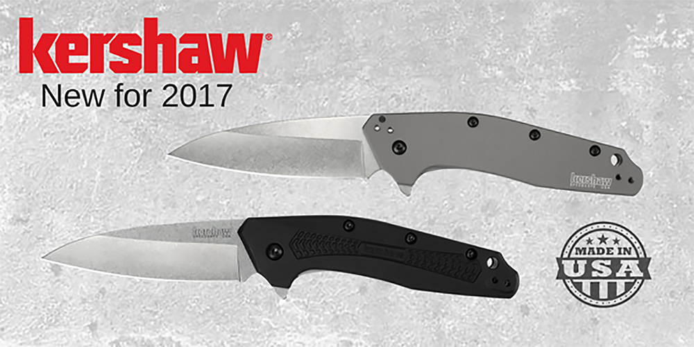 Kershaw Dividend folding knife blade USA 1