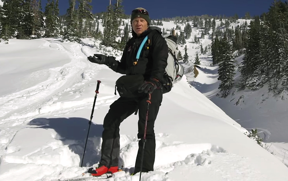 Mountain snow avalanche navigation winter ski hiking 1