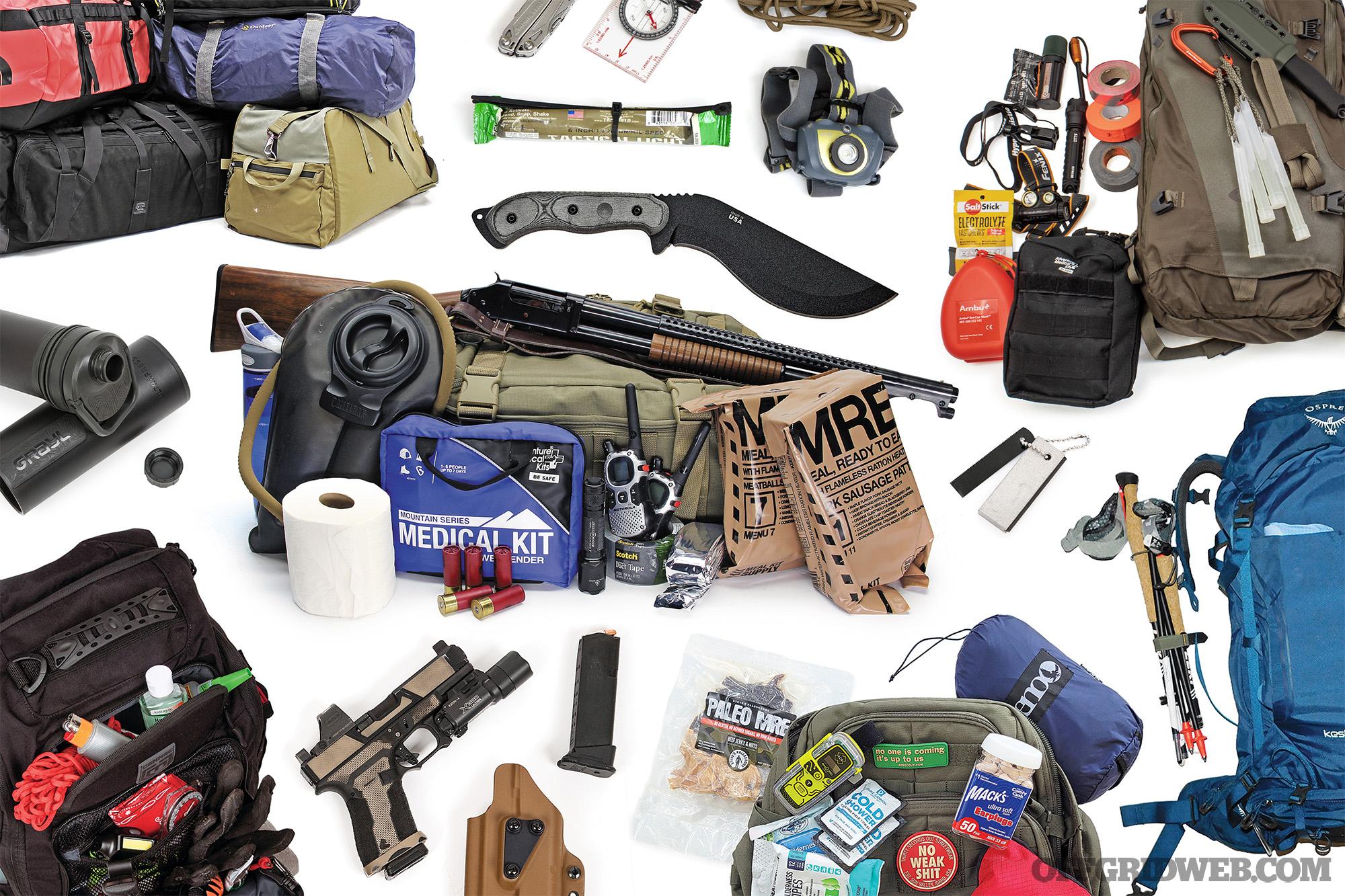 4 Real Life Bug Out Bags - Contents Revealed