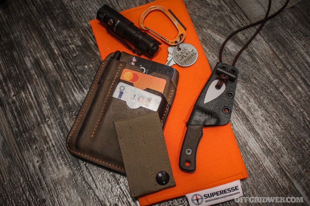 The Superesse filter bandana and other edc survival kit gear